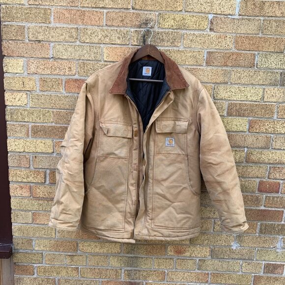 Vintage Insulated Carhartt Jacket Brown - Picture 2 of 9